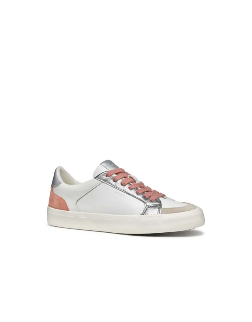 Online Basket basse cuir argent GEOX Baskets