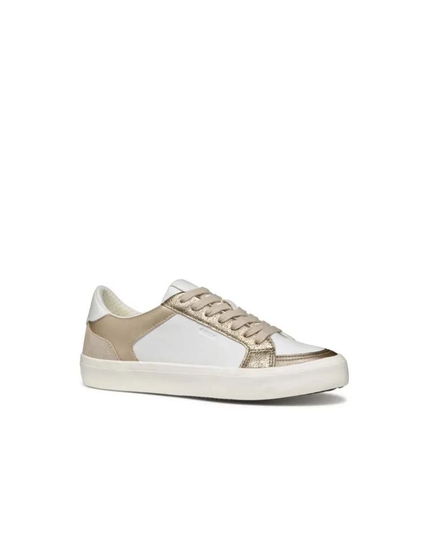 Fashion Baskets basses cuir or GEOX Baskets