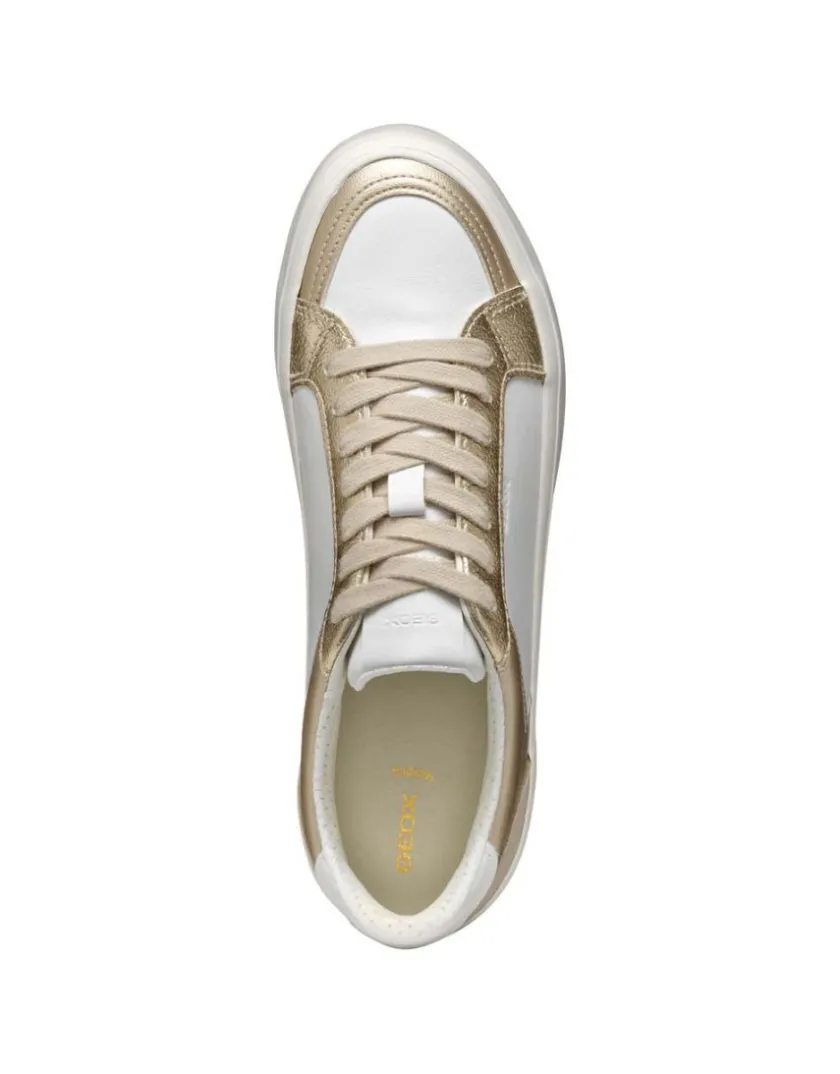 Fashion Baskets basses cuir or GEOX Baskets