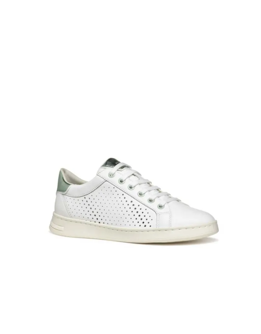 Sale Baskets cuir ajouré blanc GEOX Baskets