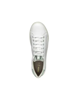 Sale Baskets cuir ajouré blanc GEOX Baskets