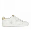 Hot Baskets cuir ajouré blanc GEOX Baskets