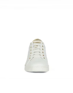 Hot Baskets cuir ajouré blanc GEOX Baskets