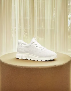 Fashion Baskets tissu blanc GEOX Baskets