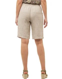 Online Bermuda beige 100% lin Shorts & Bermudas