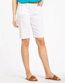 Fashion Bermuda coton blanc Shorts & Bermudas|Pantalons