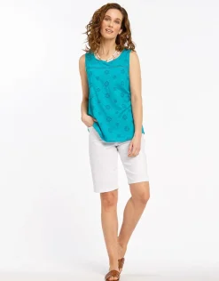 Fashion Bermuda coton blanc Shorts & Bermudas|Pantalons