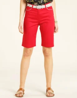 Fashion Bermuda coton rouge Shorts & Bermudas