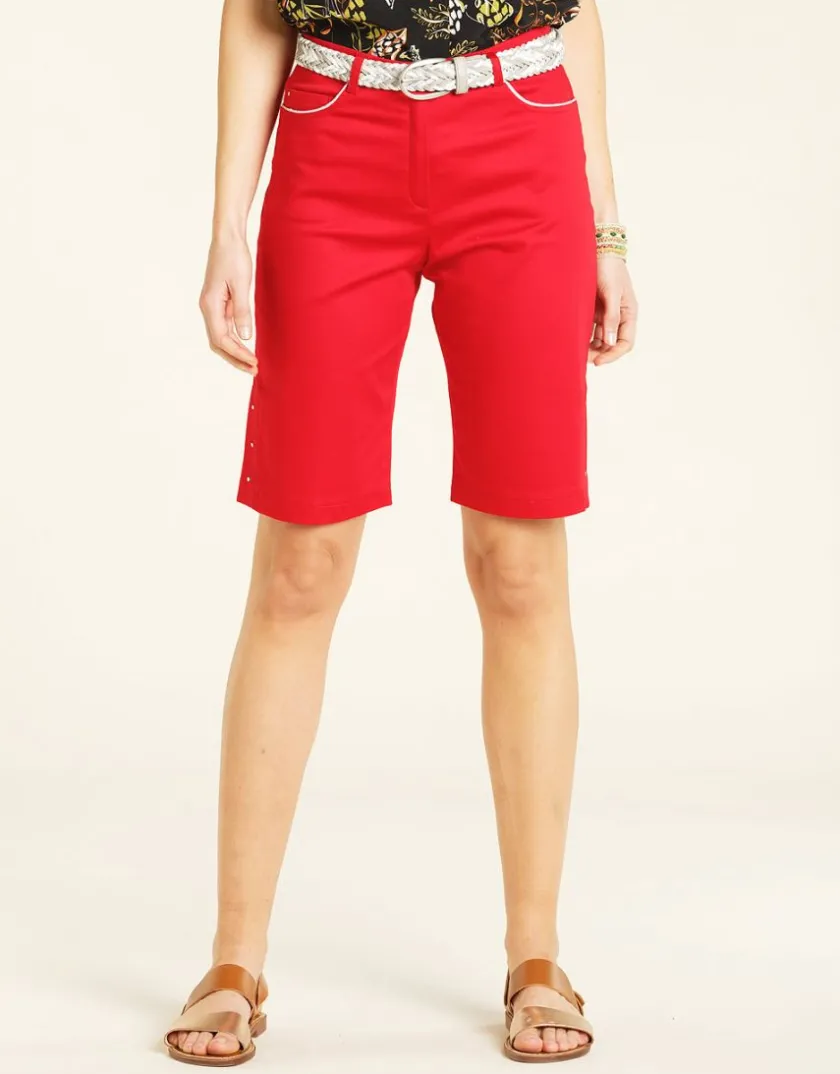 Fashion Bermuda coton rouge Shorts & Bermudas