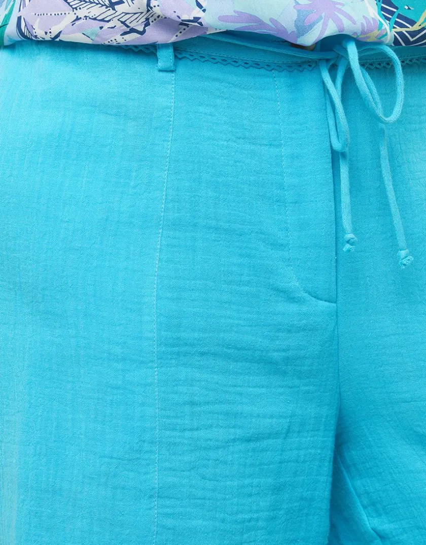Hot Bermuda coton turquoise Shorts & Bermudas