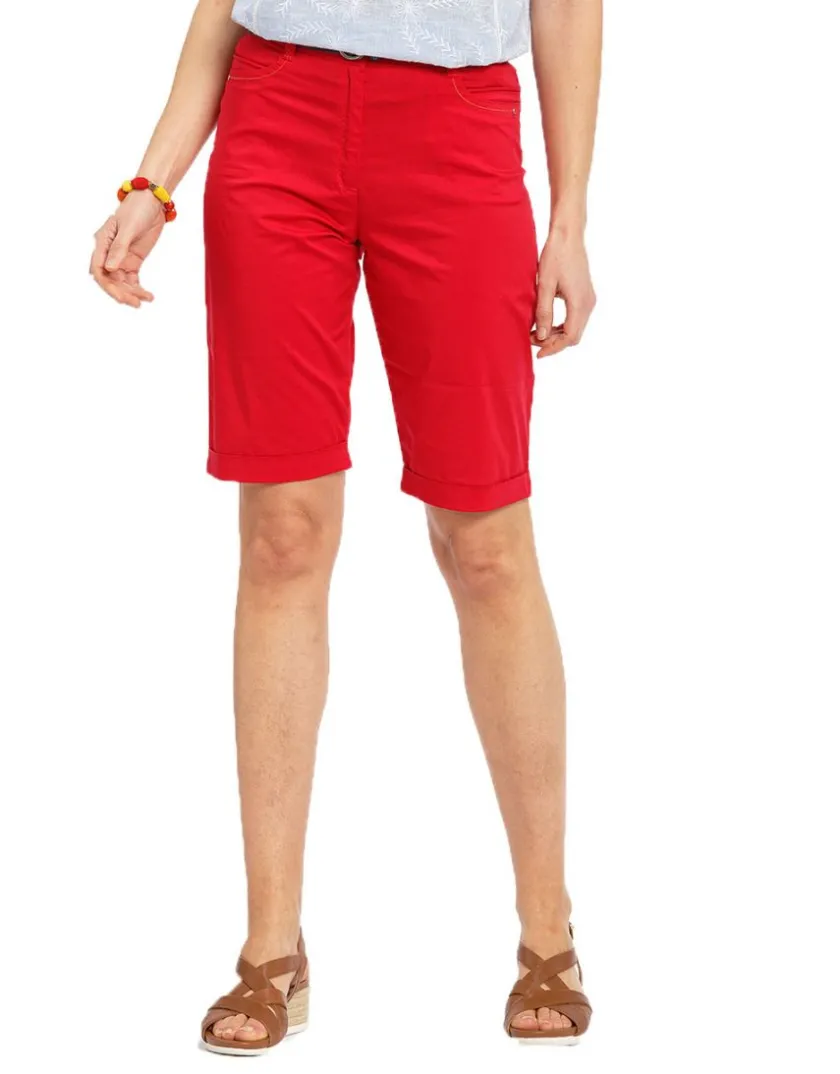 Fashion Bermuda rouge stretch Shorts & Bermudas
