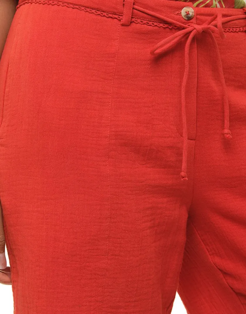 Clearance Bermuda terracotta coton Shorts & Bermudas