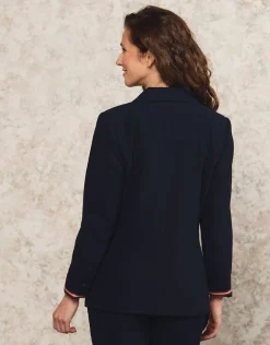 Clearance Blazer crêpe marine Habillées|Vestes