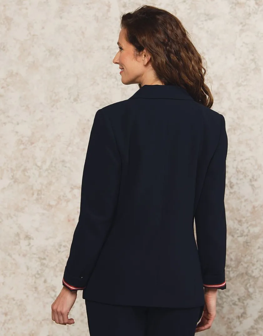 Clearance Blazer crêpe marine Habillées|Vestes