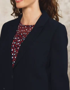 Clearance Blazer crêpe marine Habillées|Vestes