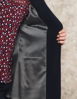 Clearance Blazer crêpe marine Habillées|Vestes