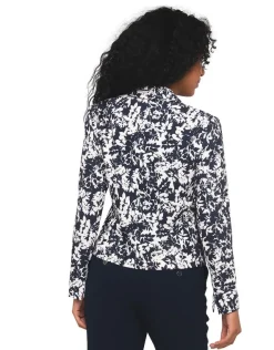 Sale Blazer imprimé marine Habillées|Vestes