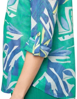 New Blouse 100% coton bleu Chemisiers & Blouses|Hauts