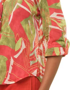 Sale Blouse 100% coton vert Chemisiers & Blouses|Hauts