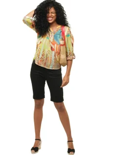 Fashion Blouse 100% coton vert Chemisiers & Blouses|Hauts