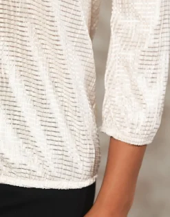 New Blouse bijoux blanc Chemisiers & Blouses|Hauts