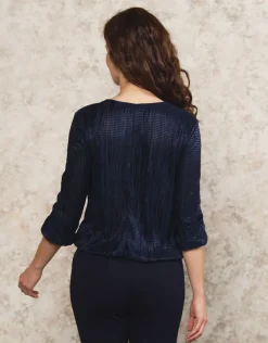Hot Blouse bijoux bleu Chemisiers & Blouses|Hauts