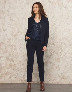 Hot Blouse bijoux bleu Chemisiers & Blouses|Hauts