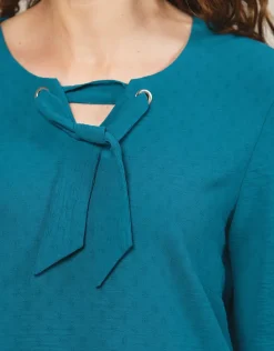 Sale Blouse bleu chic Chemisiers & Blouses|Hauts