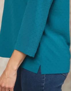 Sale Blouse bleu chic Chemisiers & Blouses|Hauts