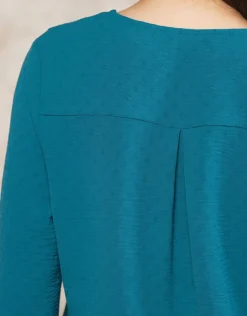 Sale Blouse bleu chic Chemisiers & Blouses|Hauts