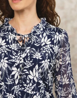 Best Blouse bleu fleuri Chemisiers & Blouses|Hauts