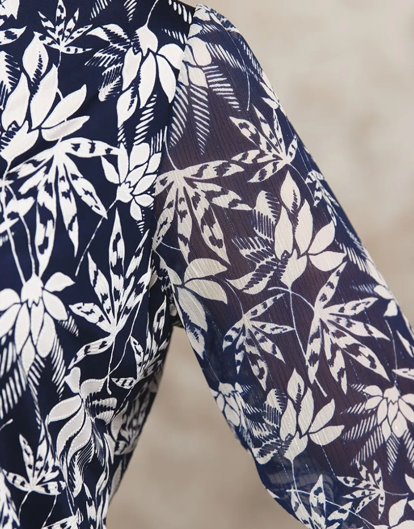 Best Blouse bleu fleuri Chemisiers & Blouses|Hauts