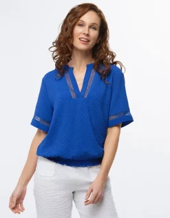 Clearance Blouse bleu roi Chemisiers & Blouses|Hauts