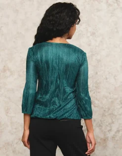 Hot Blouse blousante satinée Chemisiers & Blouses|Hauts