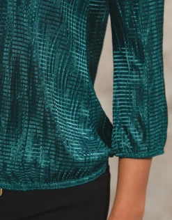 Hot Blouse blousante satinée Chemisiers & Blouses|Hauts