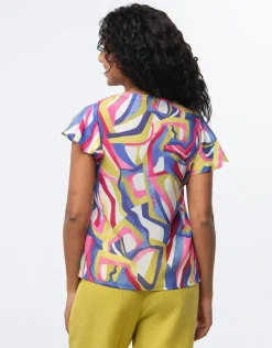 Outlet Blouse chic multicolore Chemisiers & Blouses|Hauts