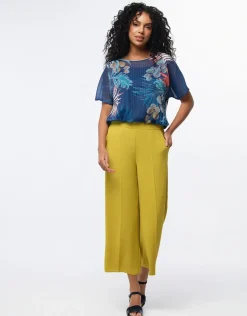 Outlet Blouse chic voile bleu Chemisiers & Blouses|Hauts