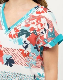 New Blouse col V fleurie Chemisiers & Blouses|Hauts
