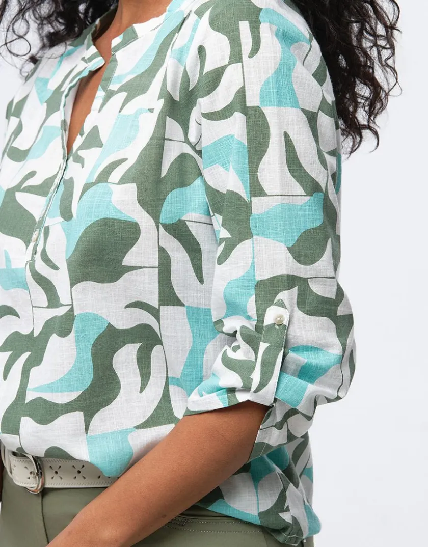 Best Blouse coton imprimé Chemisiers & Blouses|Hauts