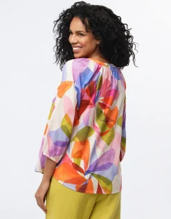 Online Blouse coton multicolore Chemisiers & Blouses|Hauts