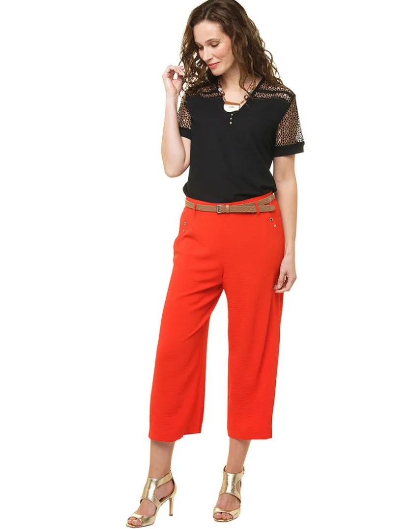 Outlet Blouse creponnée noir Chemisiers & Blouses|Hauts