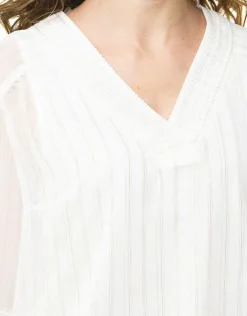 Outlet Blouse écrue chic Chemisiers & Blouses|Hauts