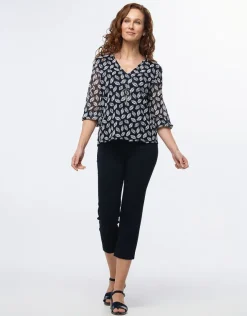 Clearance Blouse dentelle marine Chemisiers & Blouses|Hauts