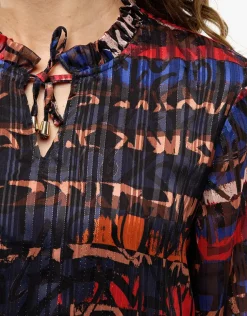 Hot Blouse en voile imprimée Chemisiers & Blouses|Hauts