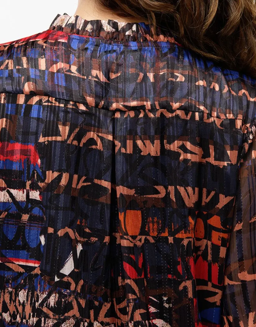 Hot Blouse en voile imprimée Chemisiers & Blouses|Hauts