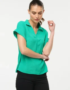 Best Blouse fluide menthe Chemisiers & Blouses|Hauts