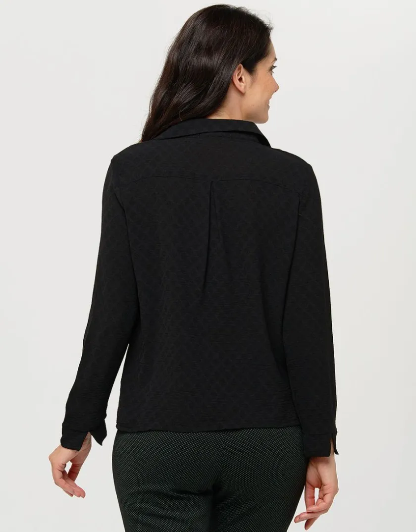New Blouse fluide noire Chemisiers & Blouses|Hauts
