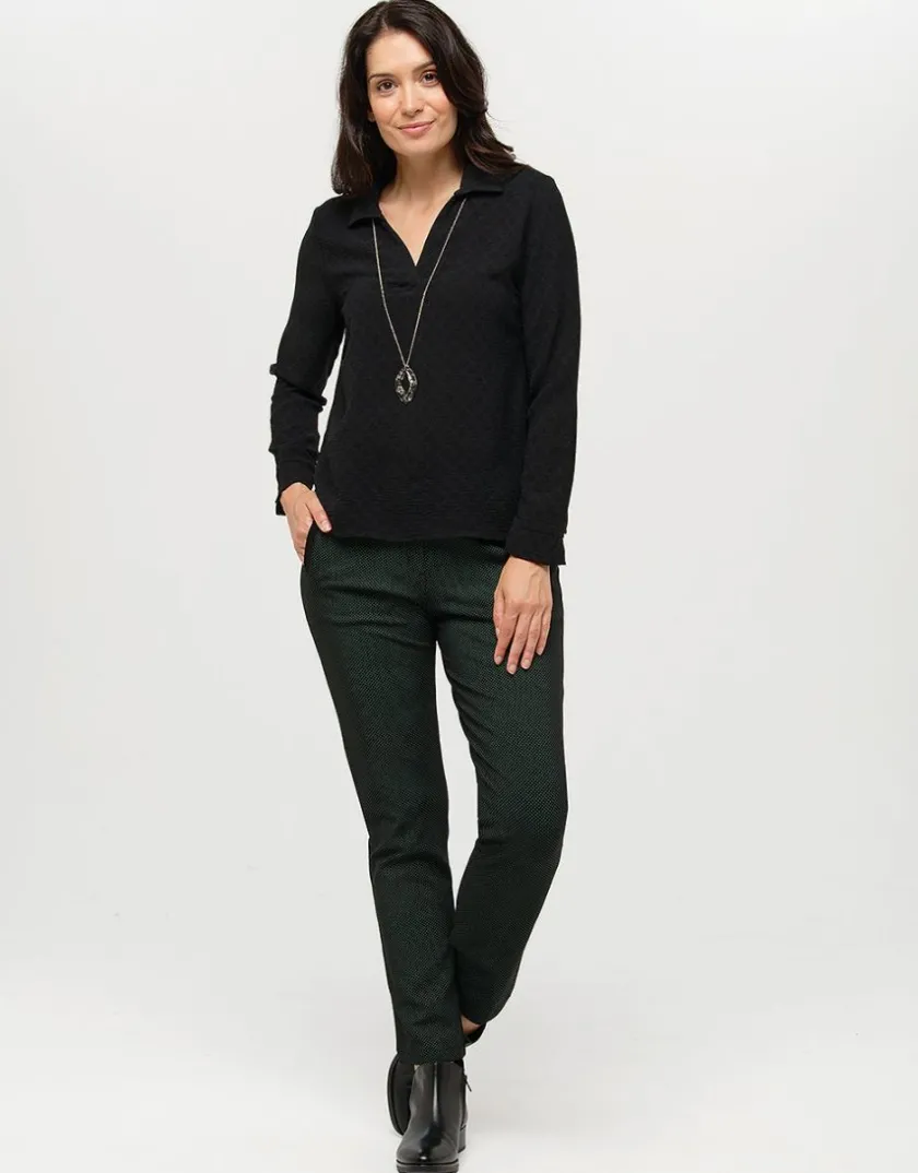 New Blouse fluide noire Chemisiers & Blouses|Hauts
