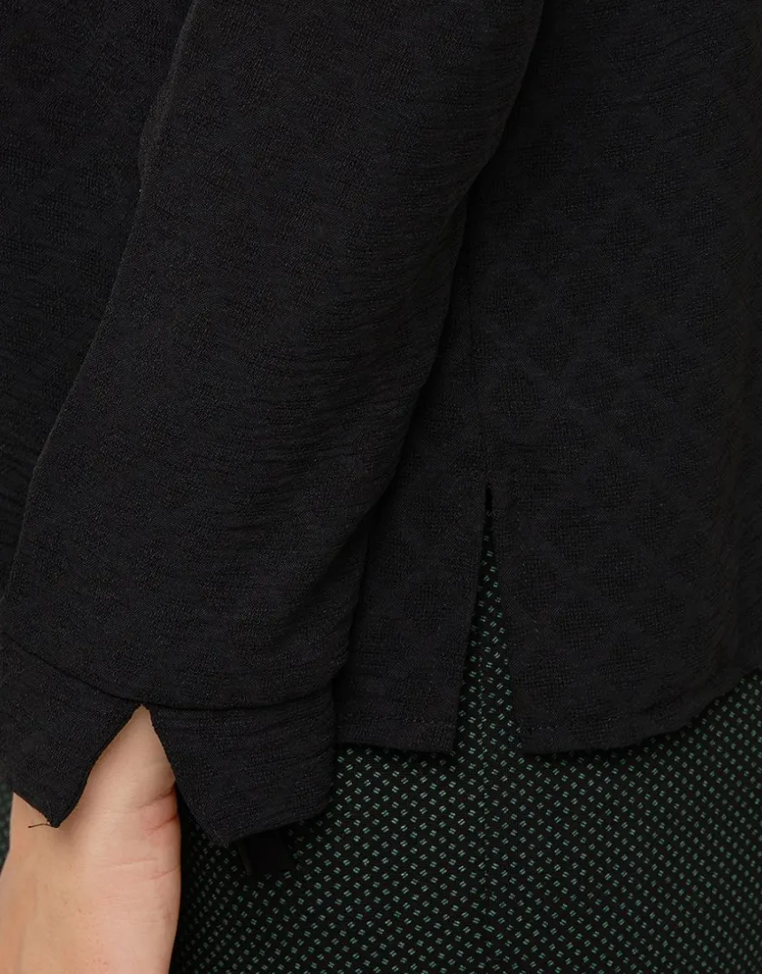 New Blouse fluide noire Chemisiers & Blouses|Hauts