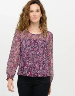 New Blouse fluide violette Chemisiers & Blouses|Hauts